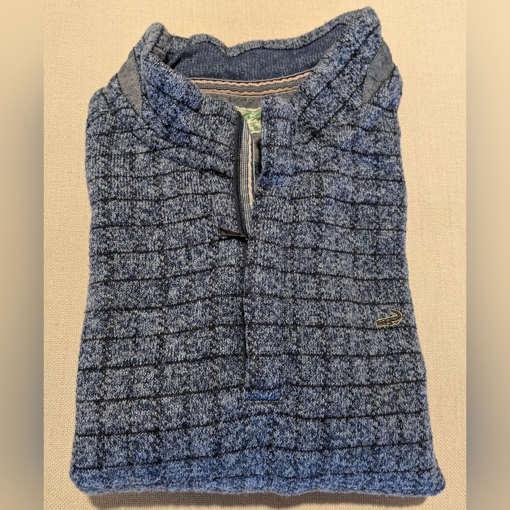 Standard Casual By Crocodile Original Blue Quarter Zip Sweater